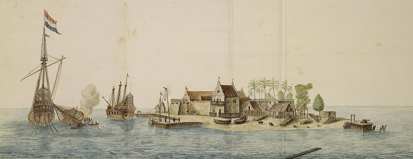 Het eiland Onrust, Vingboons 1665-1668