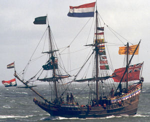 Replica van de Duyfken in 2002 (©2002 de VOCsite)